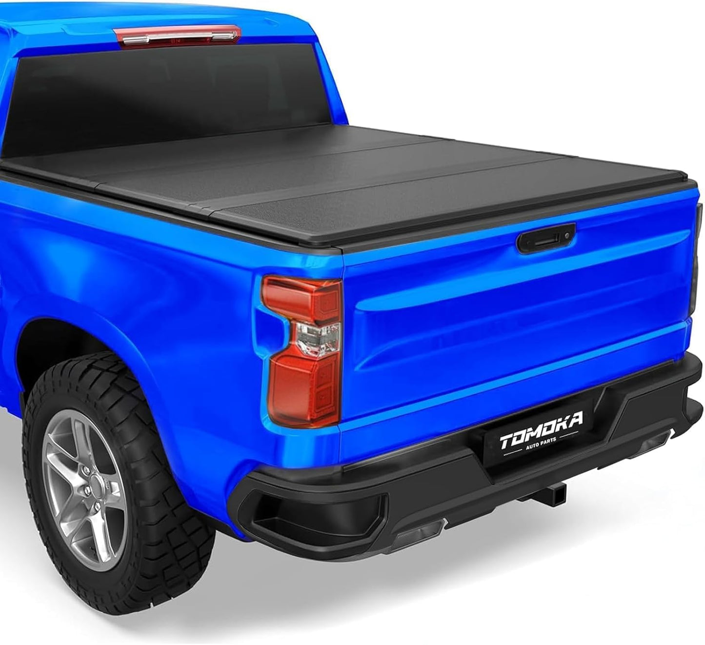 Hard Tri-Fold Truck Bed Tonneau Cover Compatible with 6.9 FT for 2020-2026 Chevy Silverado/GMC Sierra 2500 3500 HD 6.9 FT Bed (82") Fleetside