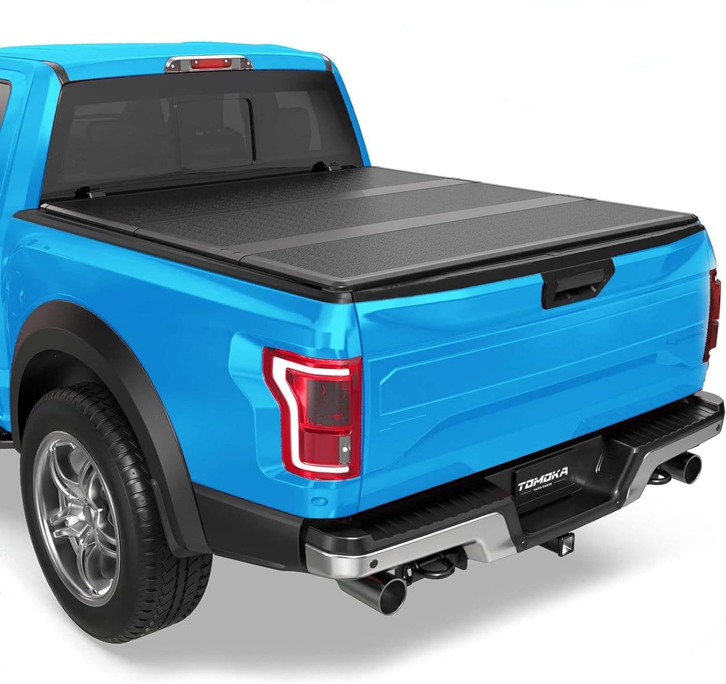Hard Tri-fold Truck Bed Tonneau Cover Compatible with 2004-2014 Ford F-150 & 2006-2014 Lincoln Mark LT Styleside/Fleetside (Not for Flareside/Stepside) 5.5 FT (66") Bed