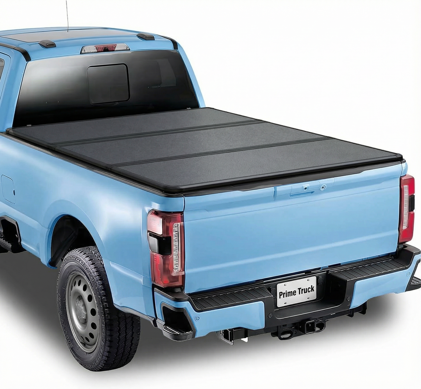 2017-2026 Ford F-250 F-350 F-450 Super Duty Hard Tri-Folding Truck Bed Cover 6.8 ft Standard Box