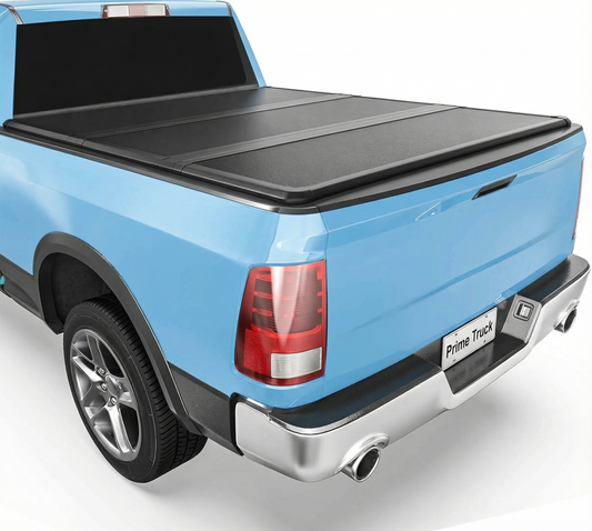 2009-2026 Dodge Ram 1500  5.6FT Hard Tri-fold Truck Bed Tonneau Cover w/o RamBox