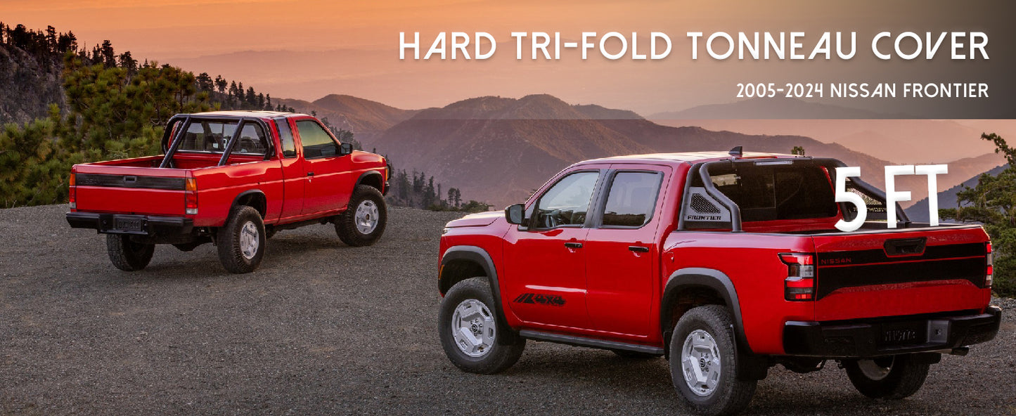 2005-2025 Nissan Frontier Hard Tri Cover w/ or w/o Utili-Track System (Not made in Mexico)