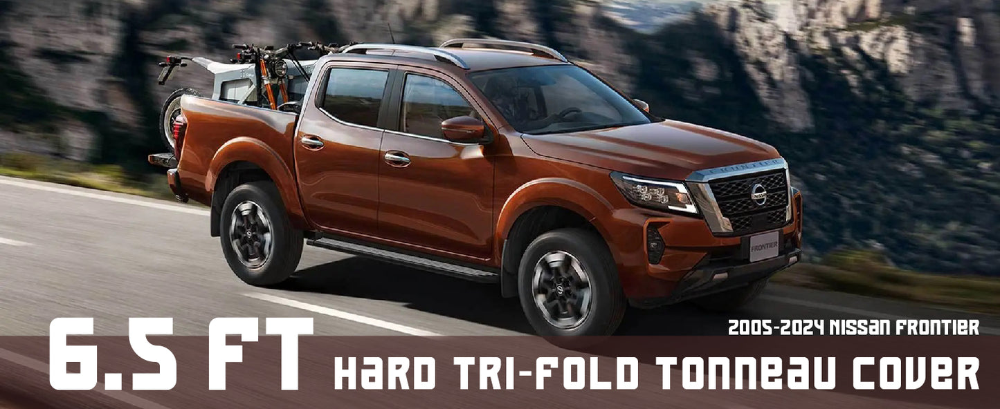 2005-2025 Nissan Frontier Hard Tri Cover w/ or w/o Utili-Track System (Not made in Mexico)